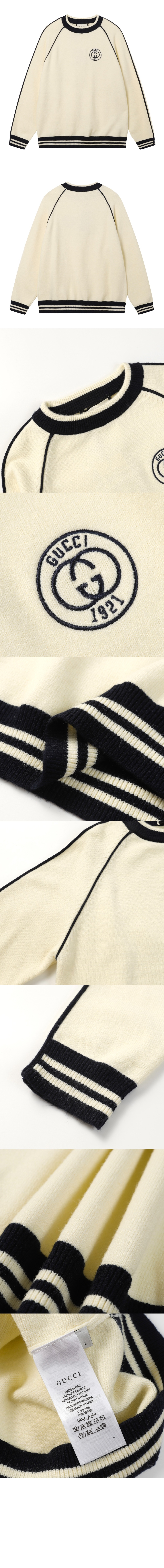 구찌 플라워 코튼 톱