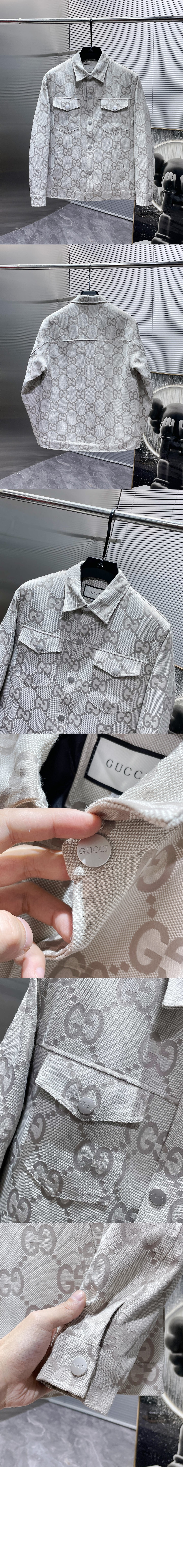 구찌 로고 프린트 셔츠 톱