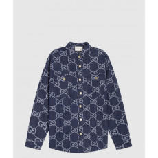 구찌 로고 프린트 셔츠 톱