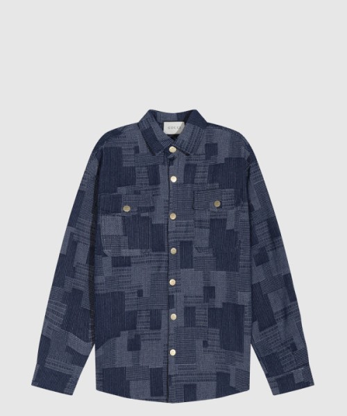 구찌 로고 프린트 셔츠 톱