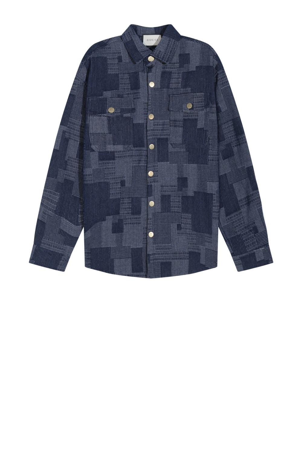 구찌 로고 프린트 셔츠 톱