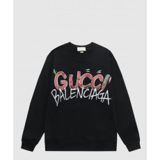 구찌 로고 프린트 면 톱