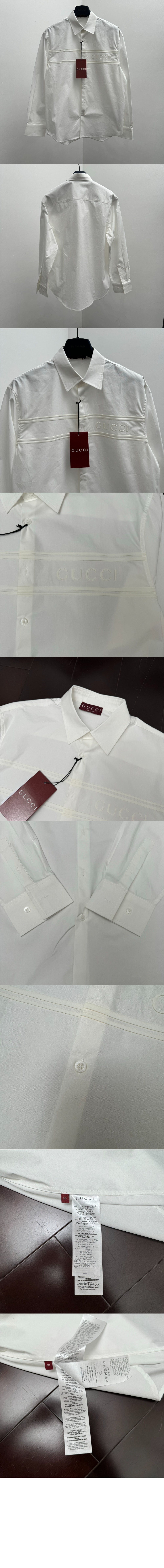 구찌 로고 프린트 셔츠 톱