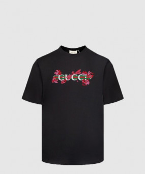 구찌 로고 프린트 반팔