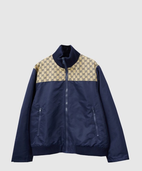 구찌 로고 프린트 재킷