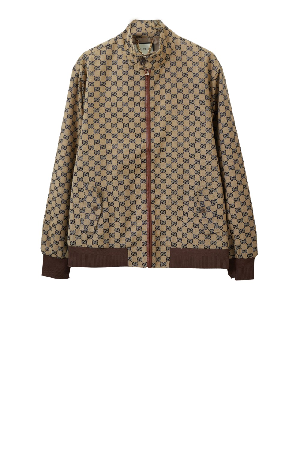 구찌 로고 프린트 재킷