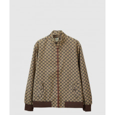 구찌 로고 프린트 재킷