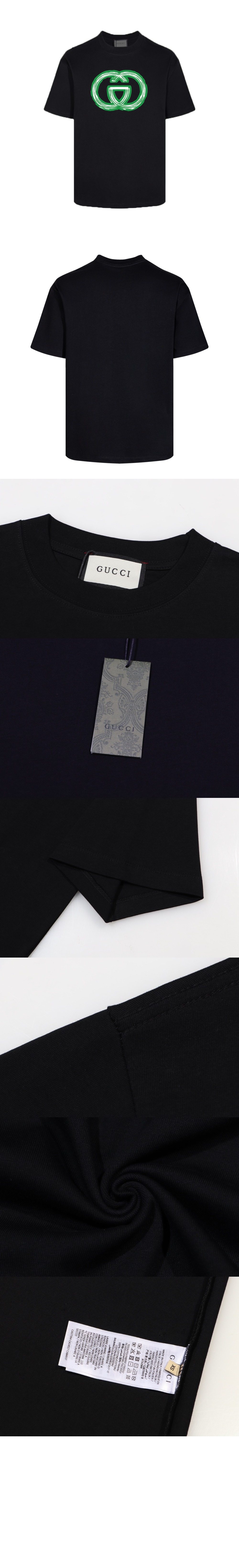 구찌 로고 프린트 반팔