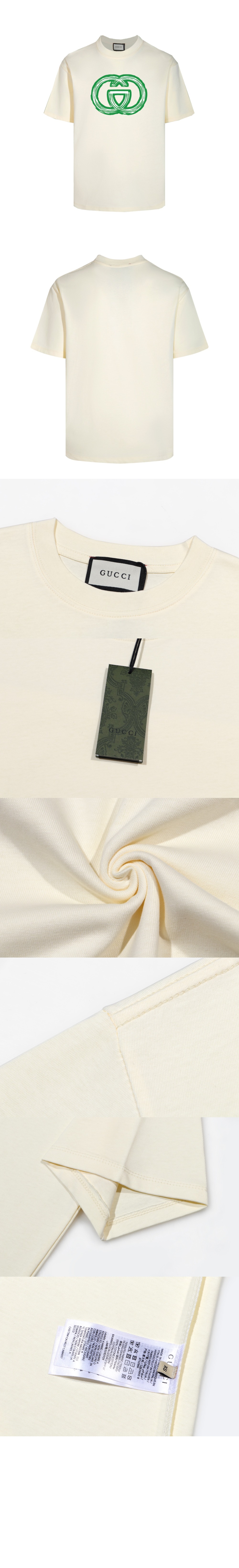 구찌 로고 프린트 반팔