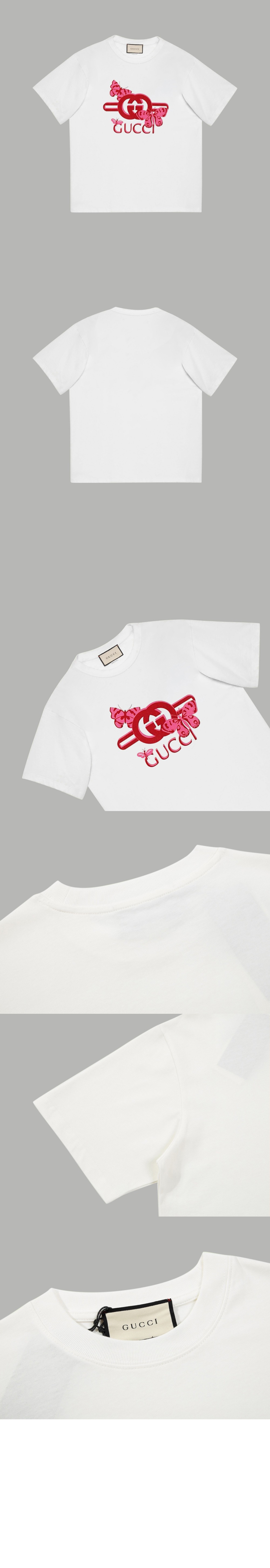 구찌 로고 프린트 반팔