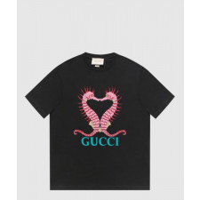 구찌 로고 프린트 반팔