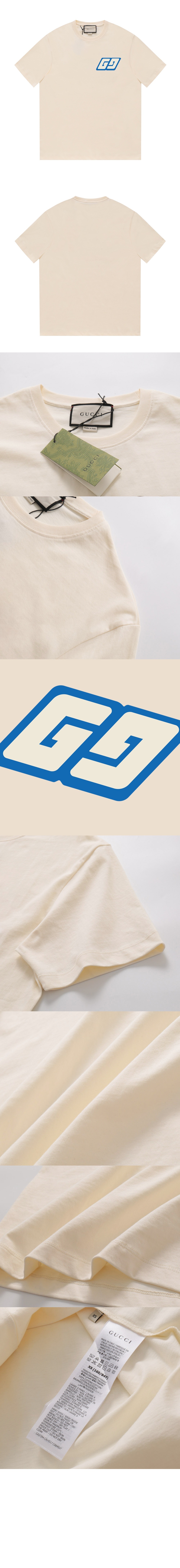 구찌 로고 프린트 반팔