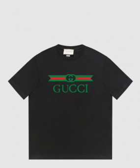 구찌 로고 프린트 반팔