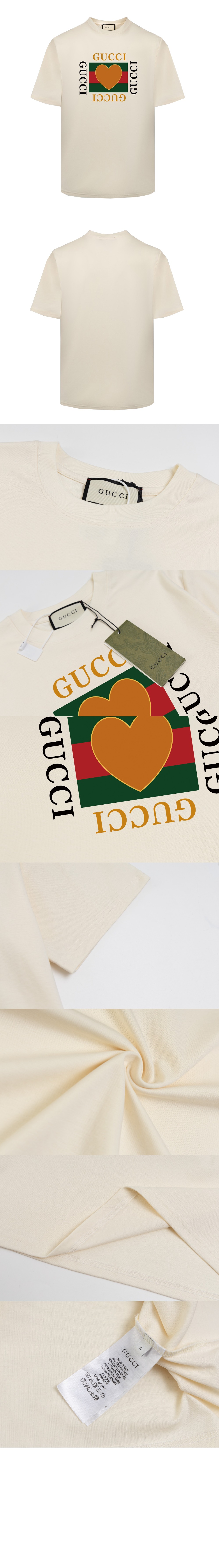 구찌 로고 프린트 반팔