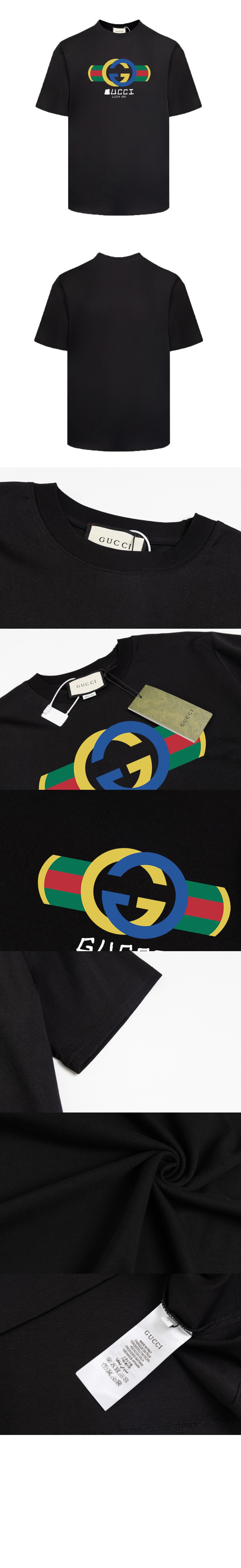 구찌 로고 프린트 반팔