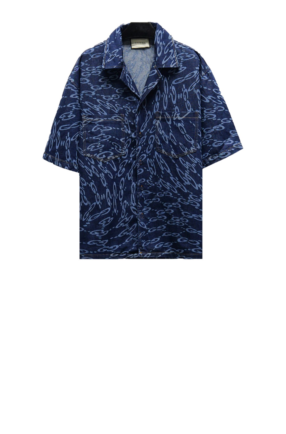 구찌 로고 프린트 셔츠 톱