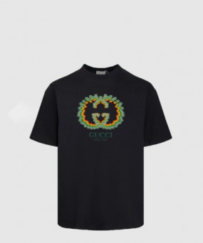 구찌 로고 프린트 반팔