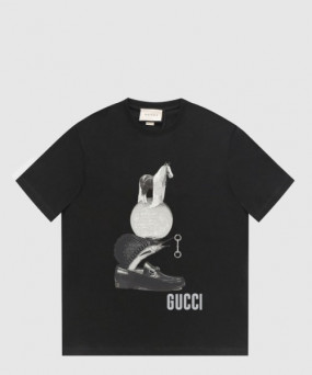 구찌 로고 프린트 반팔