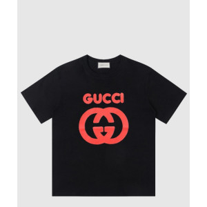 구찌 로고 프린트 반팔