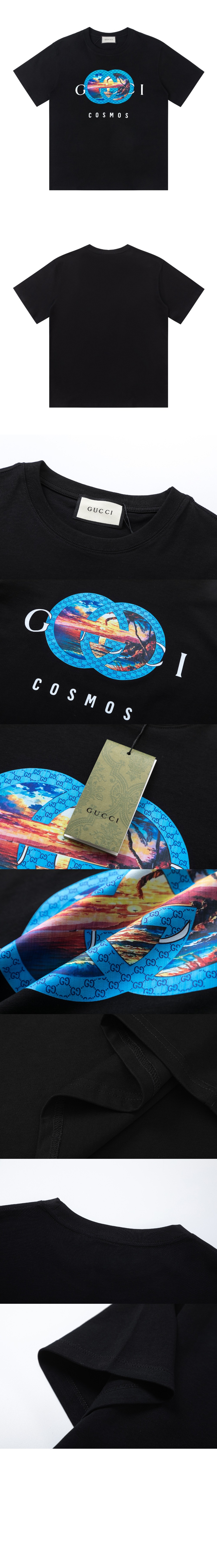 구찌 로고 프린트 반팔