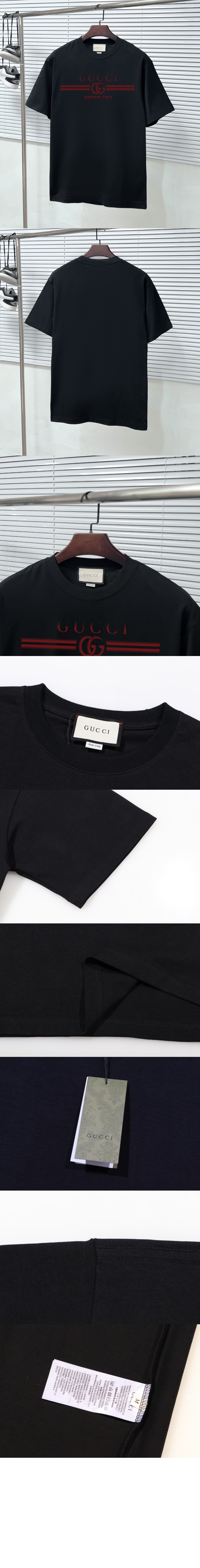 구찌 로고 프린트 반팔