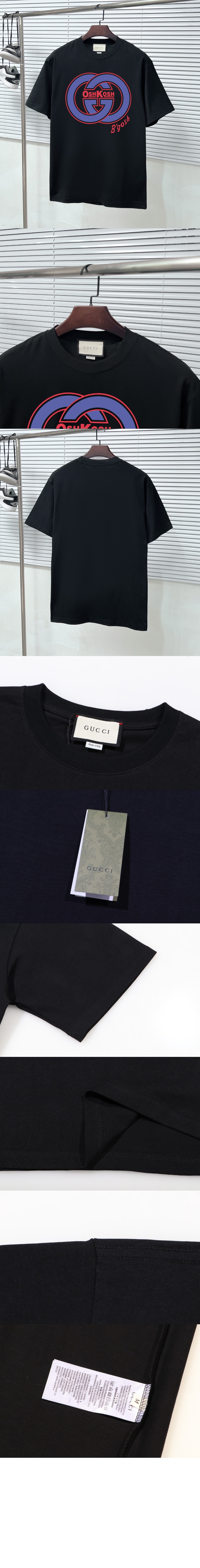 구찌 로고 프린트 반팔