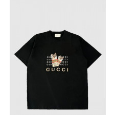 구찌 로고 프린트 반팔