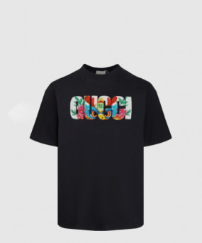 구찌 로고 프린트 반팔