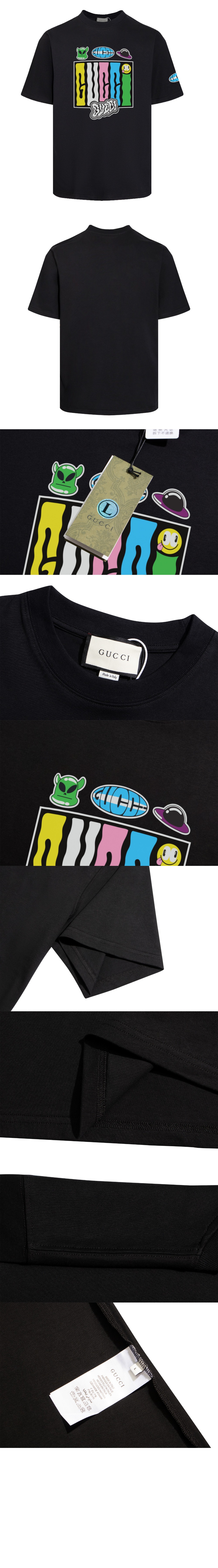 구찌 로고 프린트 반팔