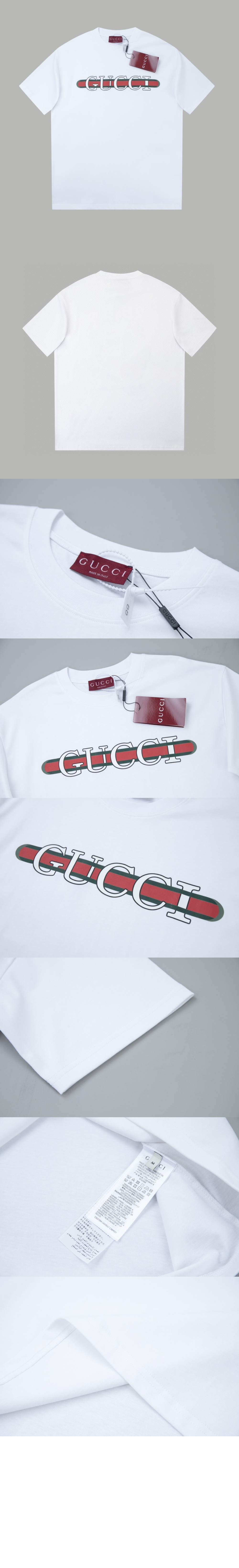 구찌 로고 프린트 반팔