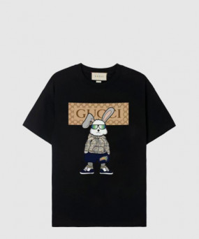 구찌 로고 프린트 반팔