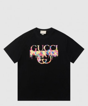 구찌 로고 프린트 반팔