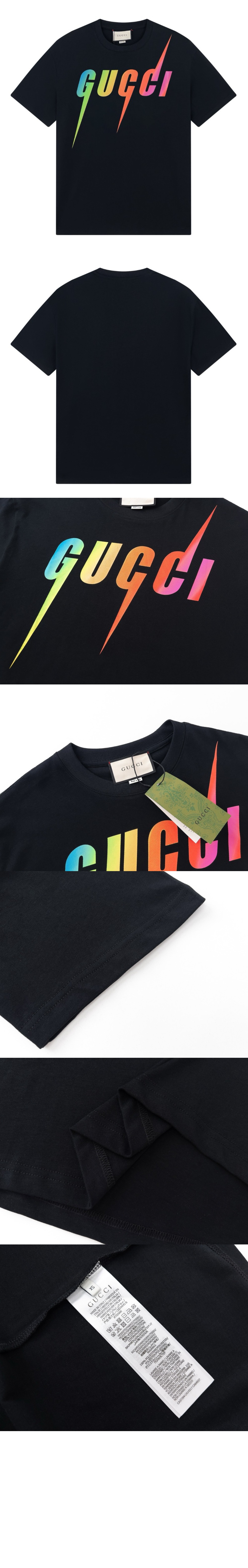 구찌 로고 프린트 반팔