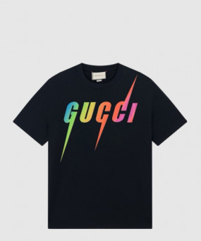 구찌 로고 프린트 반팔