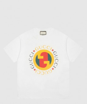 구찌 로고 프린트 반팔