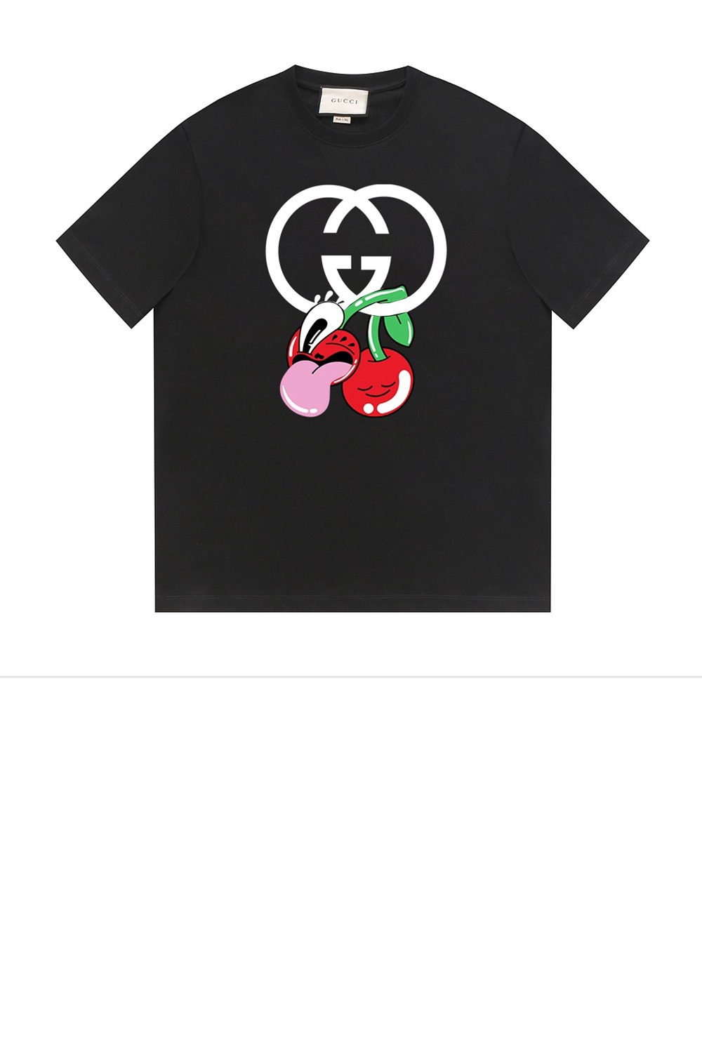 구찌 로고 프린트 반팔