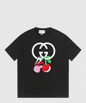 구찌 로고 프린트 반팔