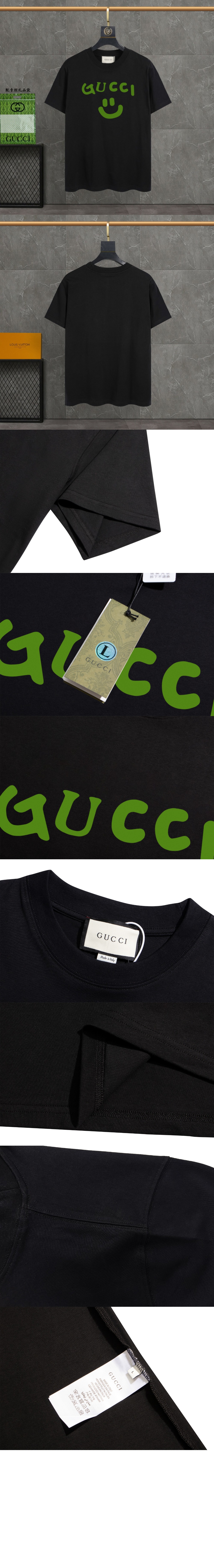 구찌 로고 프린트 반팔