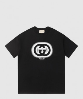 구찌 로고 프린트 반팔