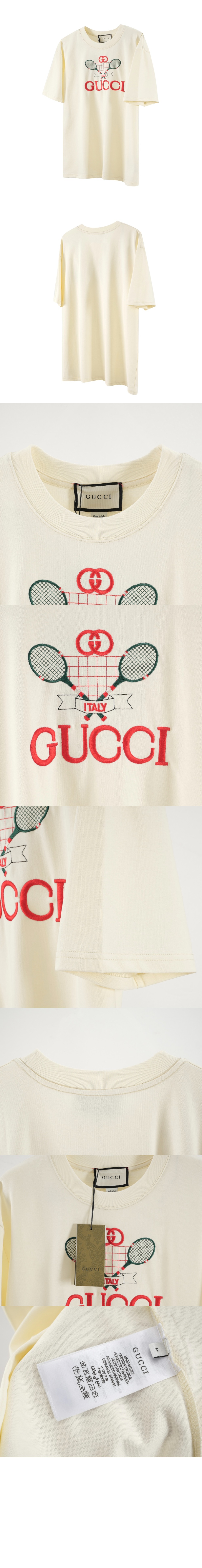 구찌 로고 프린트 반팔