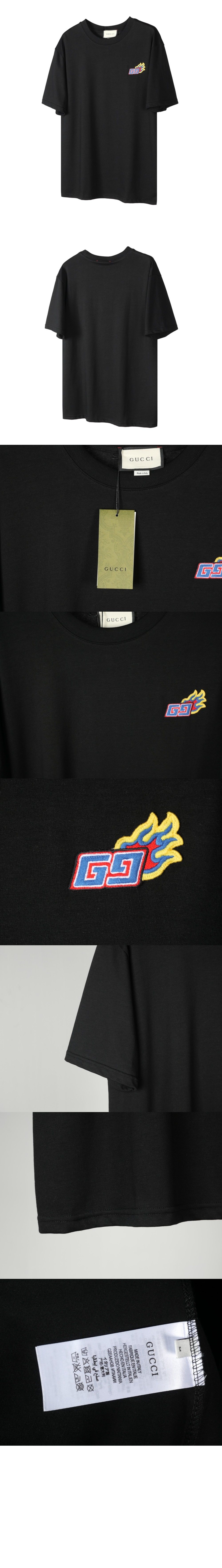 구찌 로고 프린트 반팔