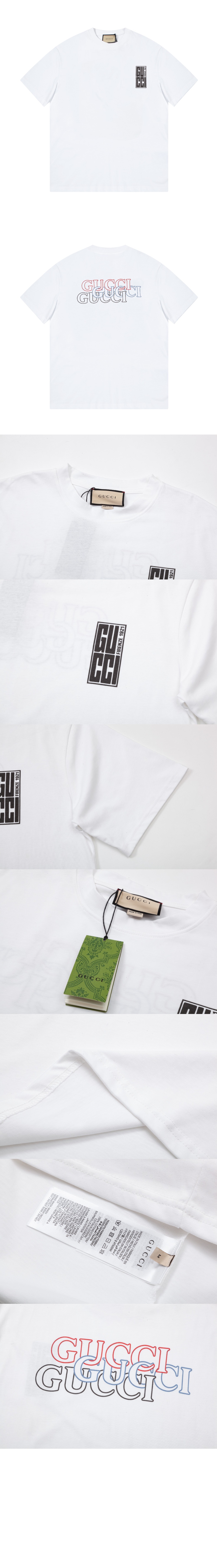 구찌 로고 프린트 반팔