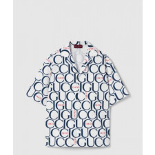 구찌 로고 프린트 셔츠 톱