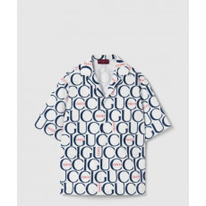 구찌 로고 프린트 셔츠 톱