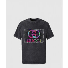 구찌 로고 프린트 반팔