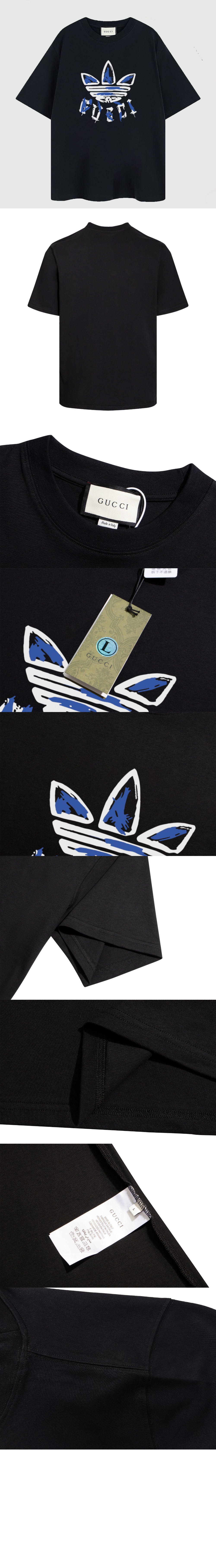 구찌 로고 프린트 반팔