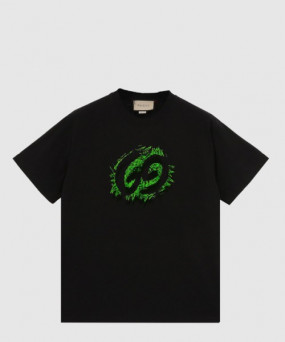 구찌 로고 프린트 반팔