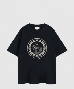 구찌 로고 프린트 반팔