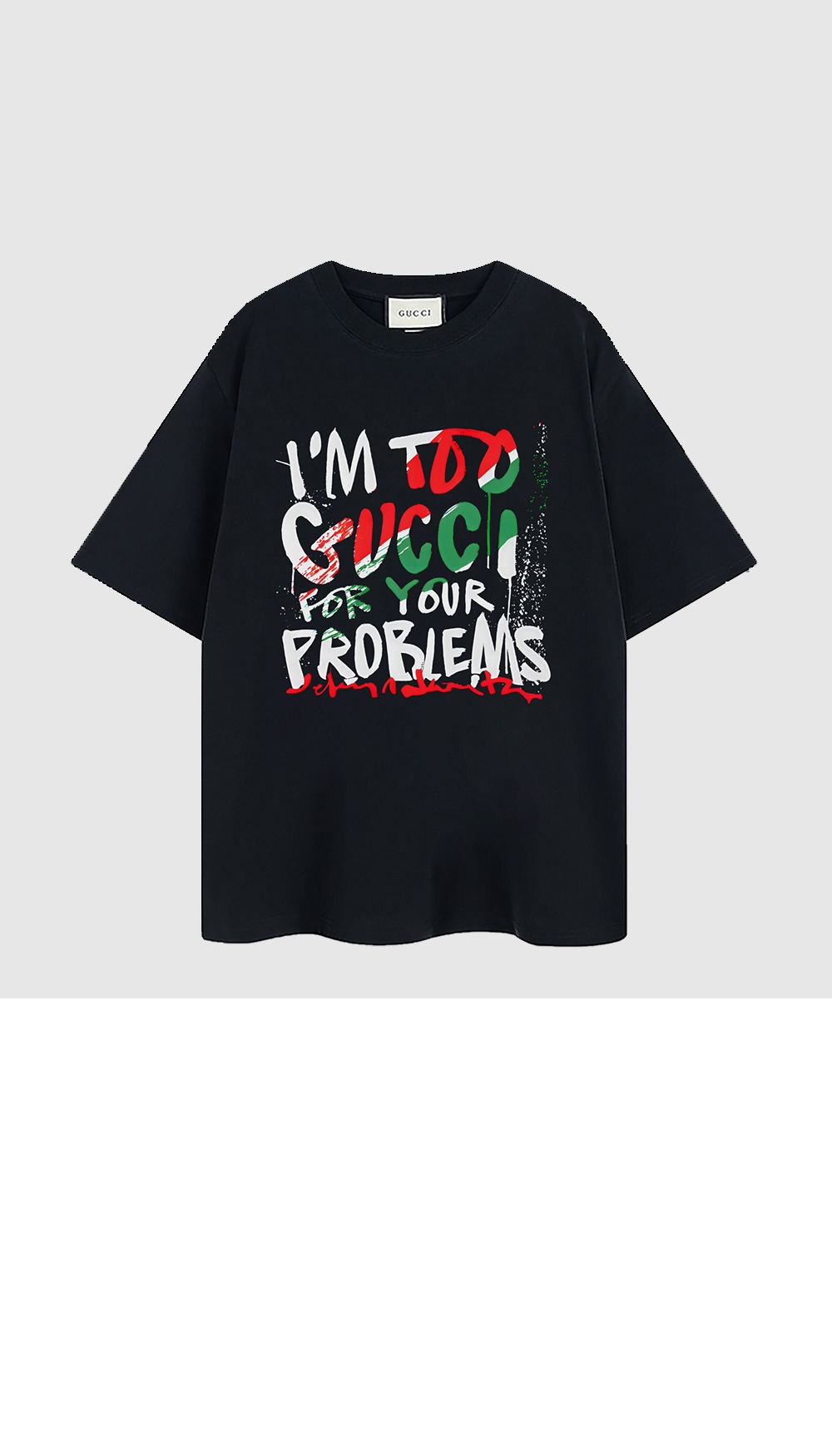 구찌 로고 프린트 반팔