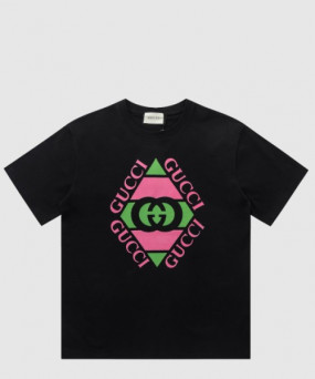 구찌 로고 프린트 반팔